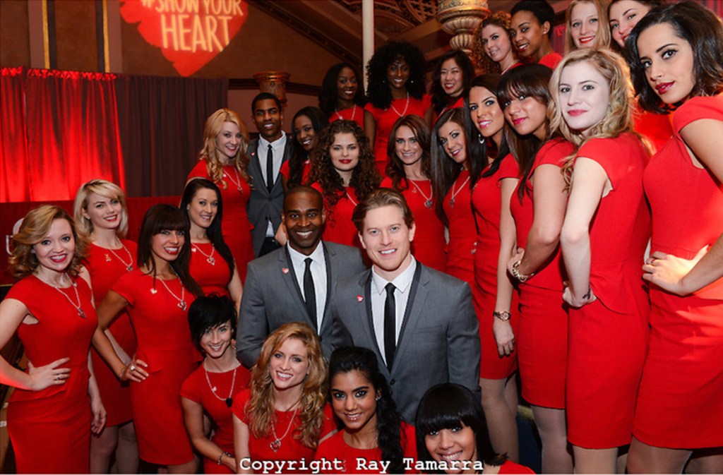 @George_Robert_ models for Diet Coke @ The Heart Truth Fashion Event in&nbsp;NYC