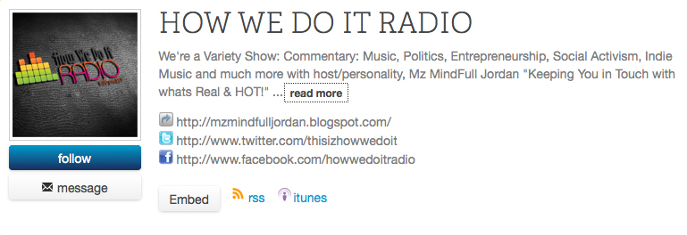 How We Do It Radio Home