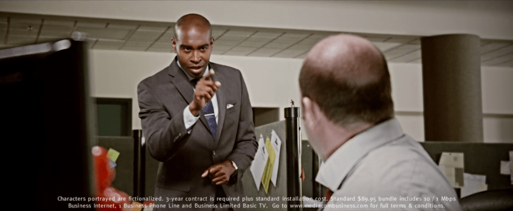 George Robert appears in Mediacom Business&nbsp;commercial