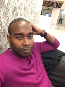 George Robert at the AOL office in New York.