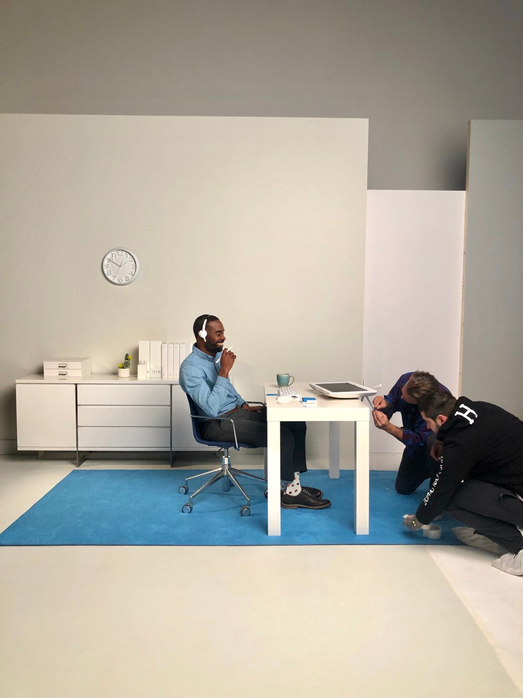 George Robert shoots print campaign for UnitedHealthCare